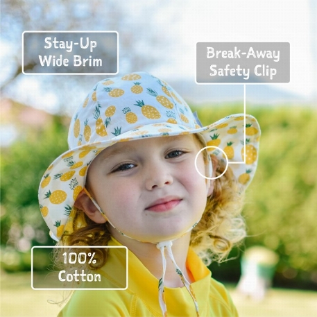 Chapeau en coton UV - Juniper Green | Jan & Jul