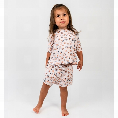 Ensemble haut ample et short - Peachy Blossom | Belan.J