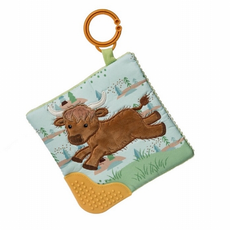 Anneau de dentition froissé Sweet Soothie - Vache Highland | Mary Meyer