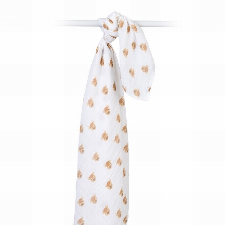 Couverture en mousseline - Vaches Highland | Lulujo