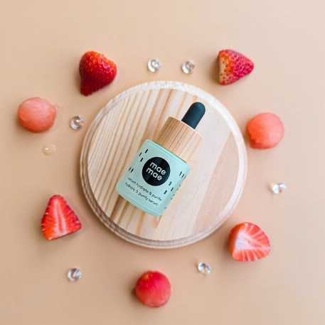 Sérum Hydrate & Purifie - Fraise & Melon d'eau | Maemae