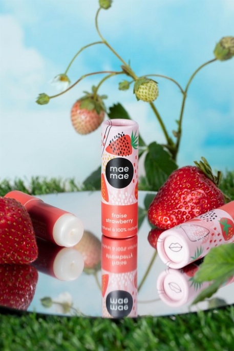 Baume à lèvres naturel - Fraise | Maemae
