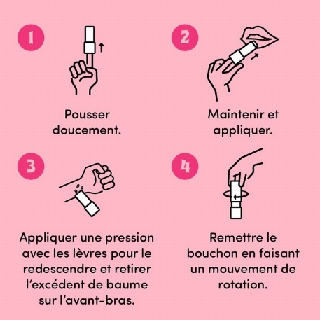 Baume teinté naturel - Pêche | Maemae