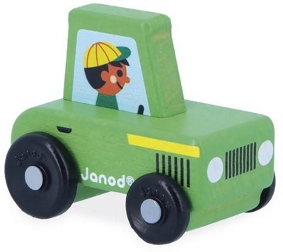 Cross Roads - Tracteur Vert  | Janod