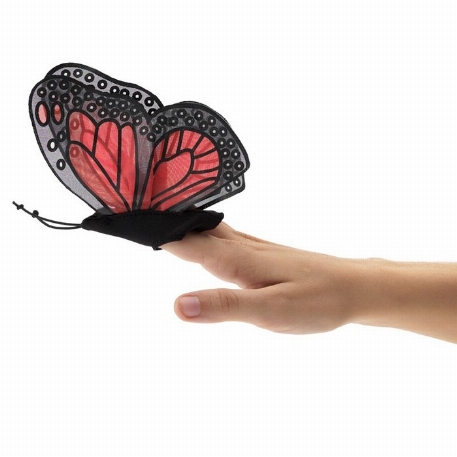 Marionnette à doigt - Papillon monarque |  Folkmanis