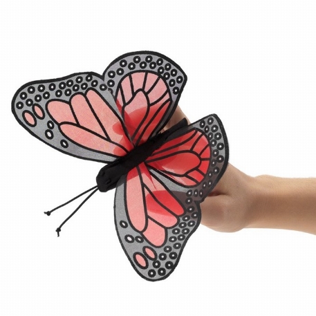 Marionnette à doigt - Papillon monarque |  Folkmanis