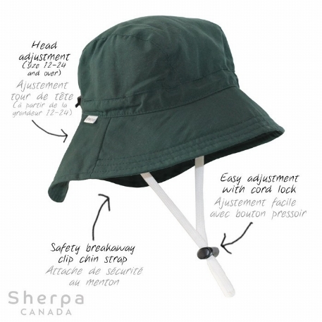 Chapeau Sport Nylon - Forêt | Sherpa