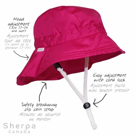 Chapeau Sport Nylon - Fushia | Sherpa