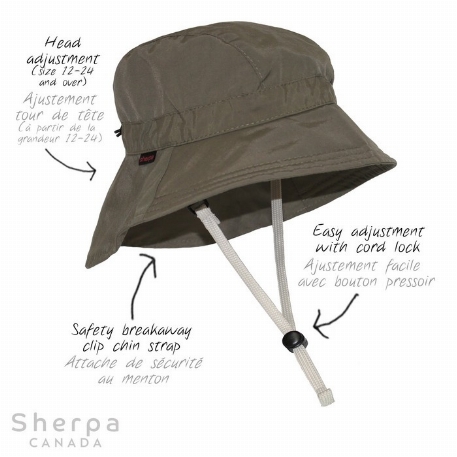 Chapeau Sport Nylon - Taupe | Sherpa