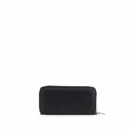 Le MINA - Portefeuille en cuir vegan noir