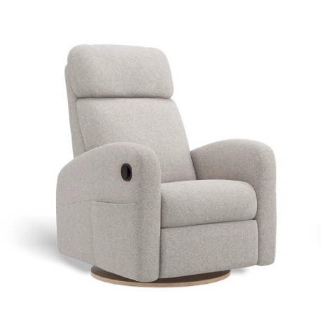 Fauteuil manuel rembourré inclinable pivotant avec appui-tête ajustable à ailes latérales - Hailey - Arlo Pearl | Jaymar