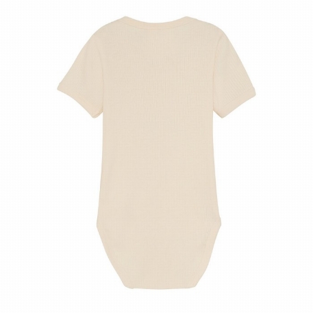 Cache-couche - Rib Beige | Minymo