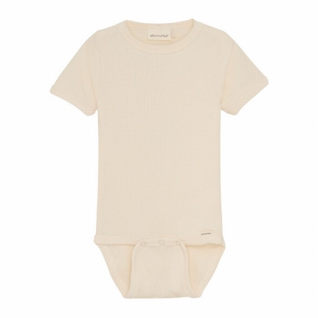 Cache-couche - Rib Beige | Minymo