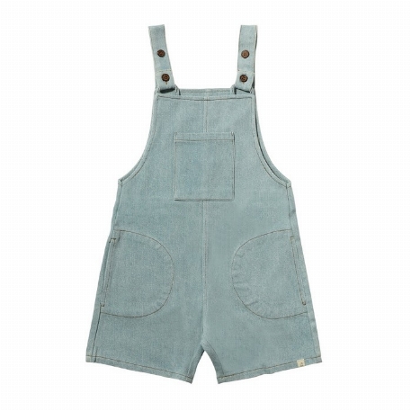 Salopette Galleon - Stonewash Denim | Me & Henry 4-5 ans
