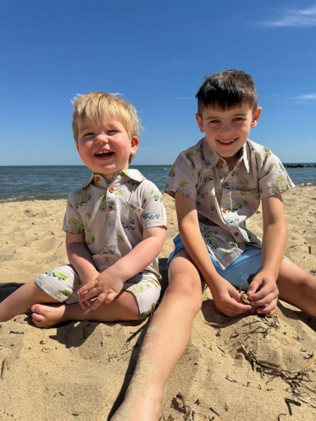 Romper Molokai - Grey Campervan | Me & Henry
