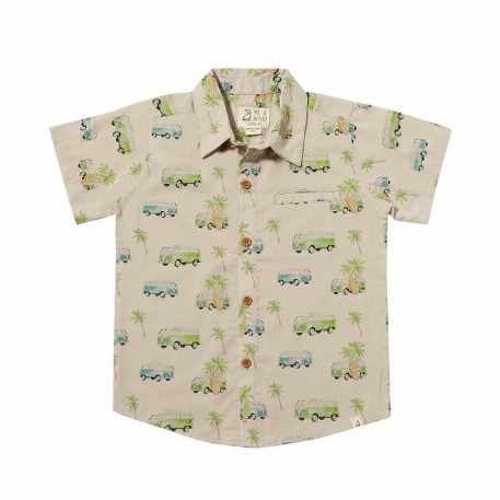 Chemise Maui - Grey Campervan | Me & Henry