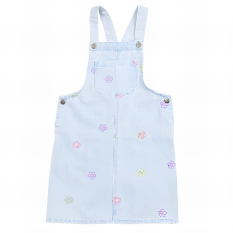Jumper - Light blue denim - Fleurs | MID