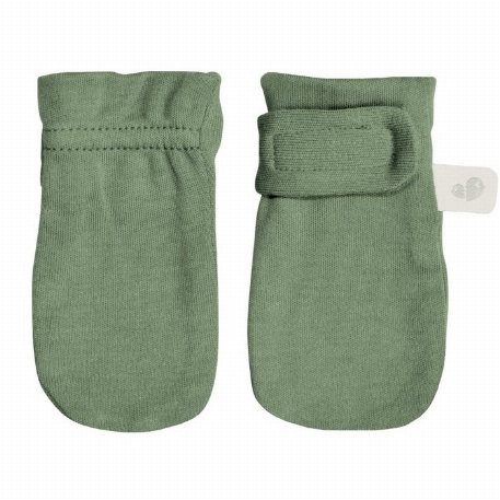 Mitaines anti-égratignures en bambou - Vert | Perlimpinpin
