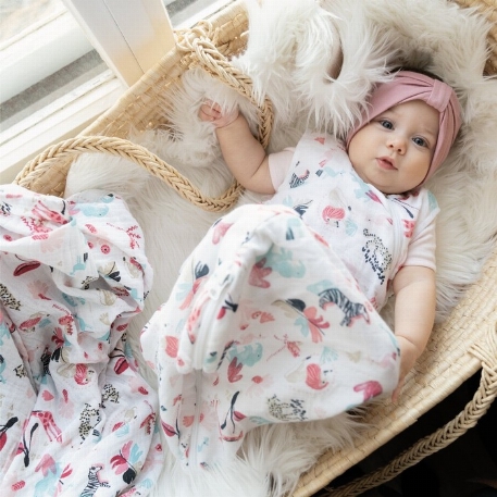 Sac de nuit en mousseline (0.7tog) - Zebras | Perlimpinpin 0-6M