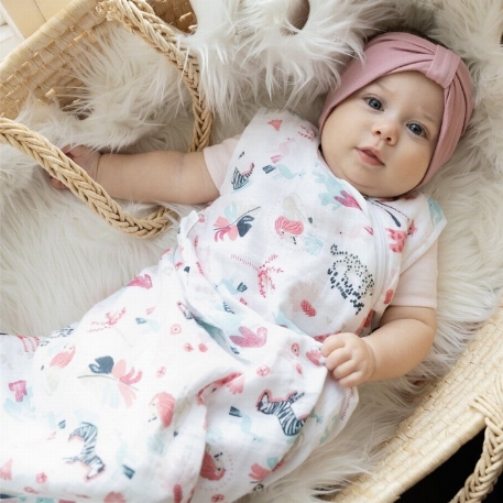 Sac de nuit en mousseline (0.7tog) - Zebras | Perlimpinpin 0-6M