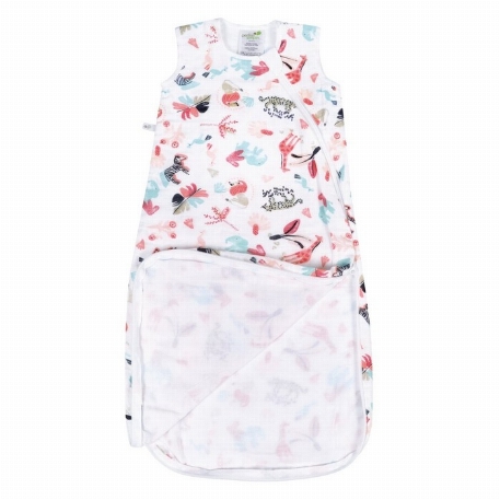 Sac de nuit en mousseline (0.7tog) - Zebras | Perlimpinpin 0-6M