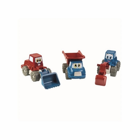 Camions recyclés - Tracteur Bleu avec pelle  | Androni Giocattoli