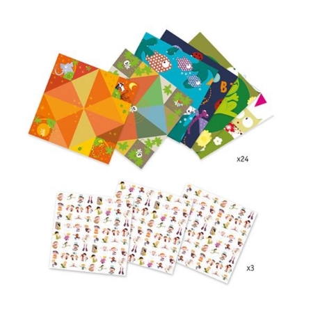 Origami - Cocottes à gages - animaux | Djeco