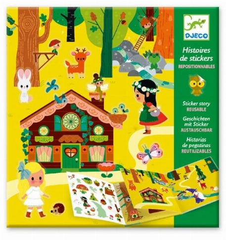Histoires de stickers - La forêt magique | Djeco