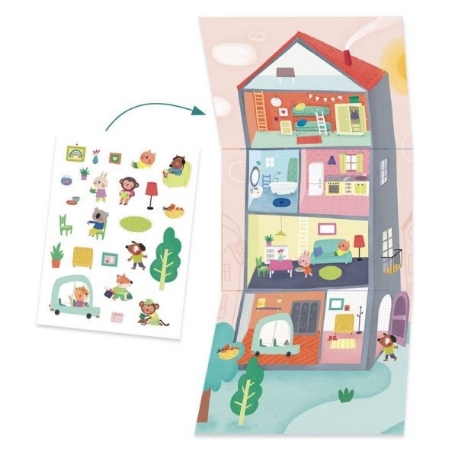 Coffret multi-activités - Les animaux et leur maison | Djeco