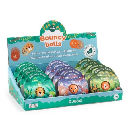 Assortiment balles rebondissantes Wild | Djeco