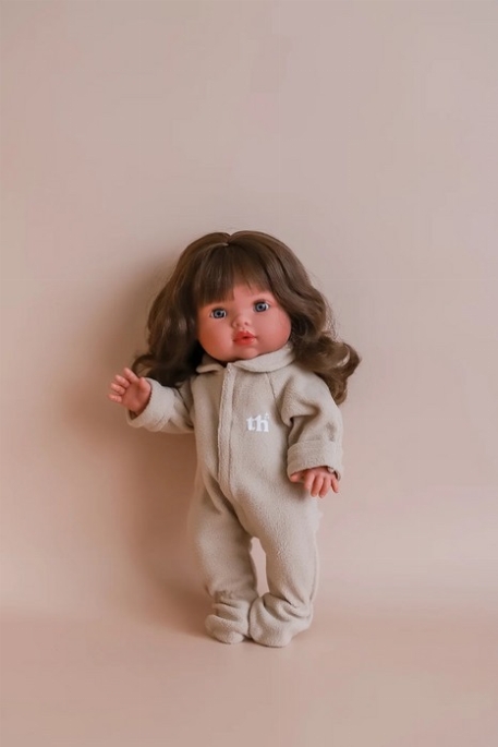 Pyjama pour poupée - Taupe | Tiny Harlow