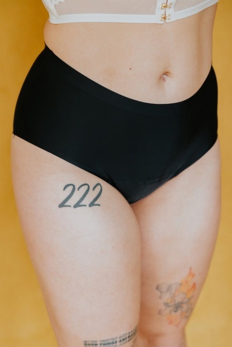 Culotte menstruelle Taille Haute Sans Couture - Absorption moyenne | Ora Protections