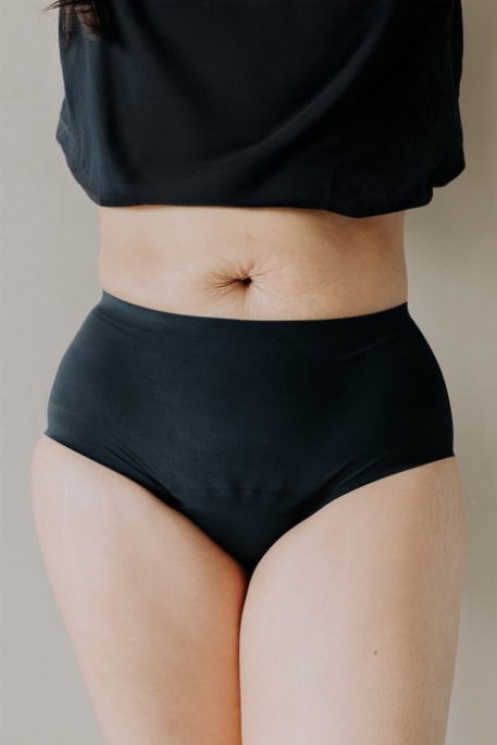 Culotte menstruelle Taille Haute Sans Couture - Absorption moyenne | Ora Protections