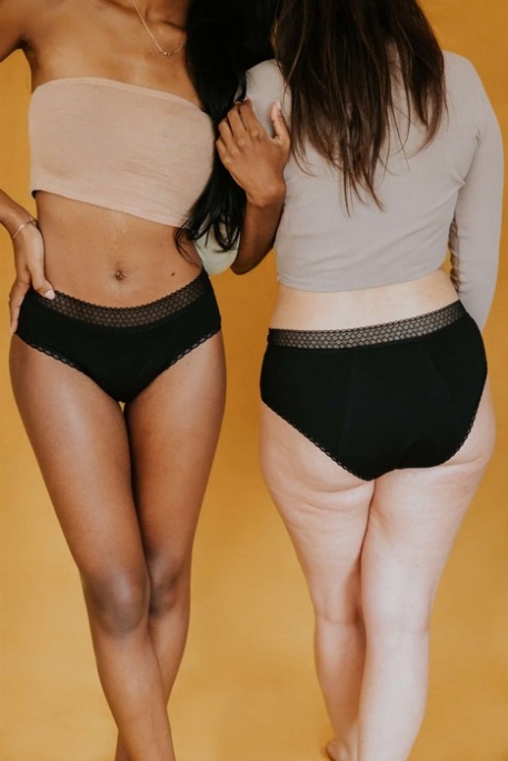 Culotte menstruelle Bikini en coton biologique - Absorption élevée | Ora Protections