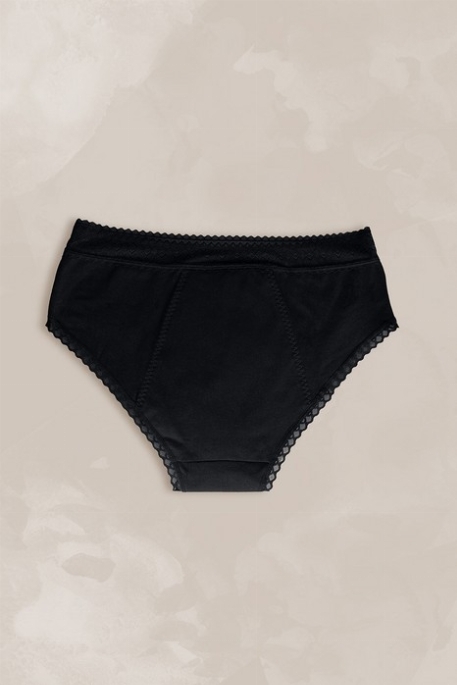 Culotte menstruelle Bikini en coton biologique - Absorption élevée | Ora Protections