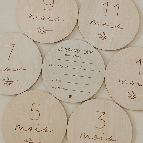 Pastilles de bois - Script - 0-1 an | Le Petit Tableau Noir