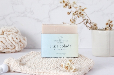 Savon en barre - Pina Colada | Savonnerie Poussière d'Étoile