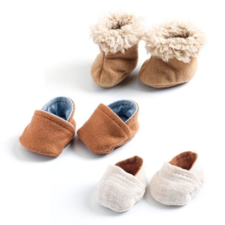 Pomea - 3 paires de chaussons  Djeco