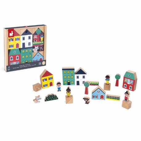 Cross Roads - Ensemble de cubes ville | Janod