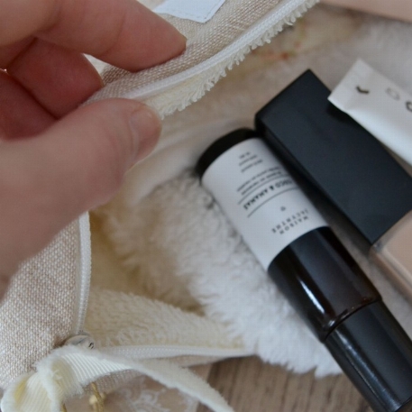 Sac à cosmétique - Lin - Petit | Baluchon