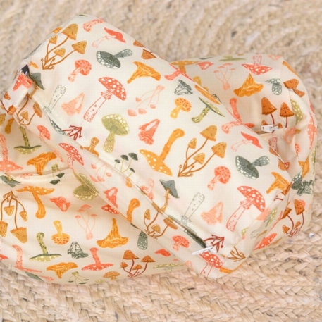 Sac à cosmétique cylindre - Champignons - Petit | Baluchon