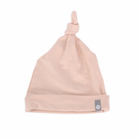 Tuque en bambou nouveau-né - Rose | Baluchon