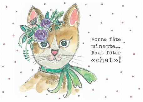 Carte de souhait - Lolita 2 | Stéphanie Renière Anniversaire