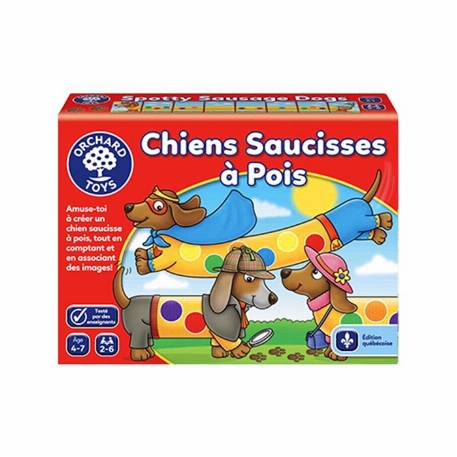 Chiens saucisses à pois | Orchard Toys