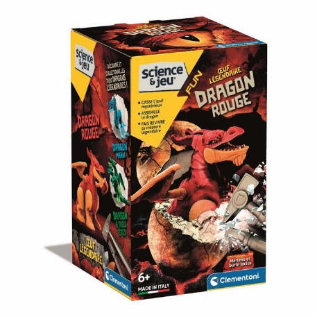 Oeuf Légendaire - Dragon rouge | Clementoni