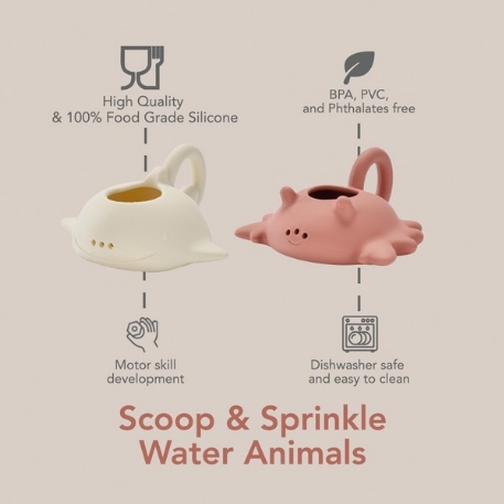 Jouet de bain animaux en silicone - By the Sea