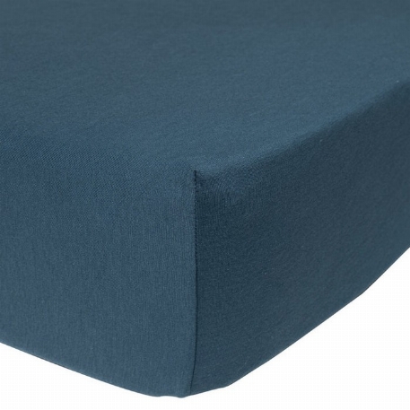 Drap contour en bambou - Denim | Perlimpinpin