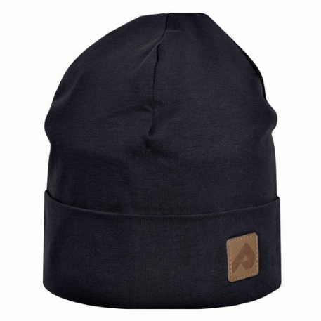 Bonnet de jersey avec doublure en polar - Noir | Perlimpinpin 7-12T