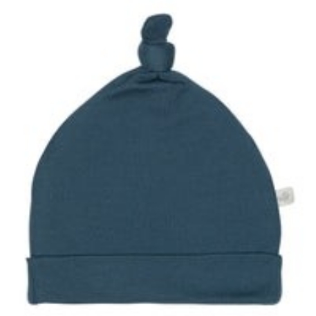 Bonnet à noeud en bambou - Denim | Perlimpinpin
