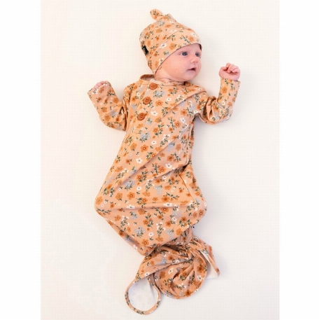 Dormeuse à noeud - Amber Garden | 0-3M